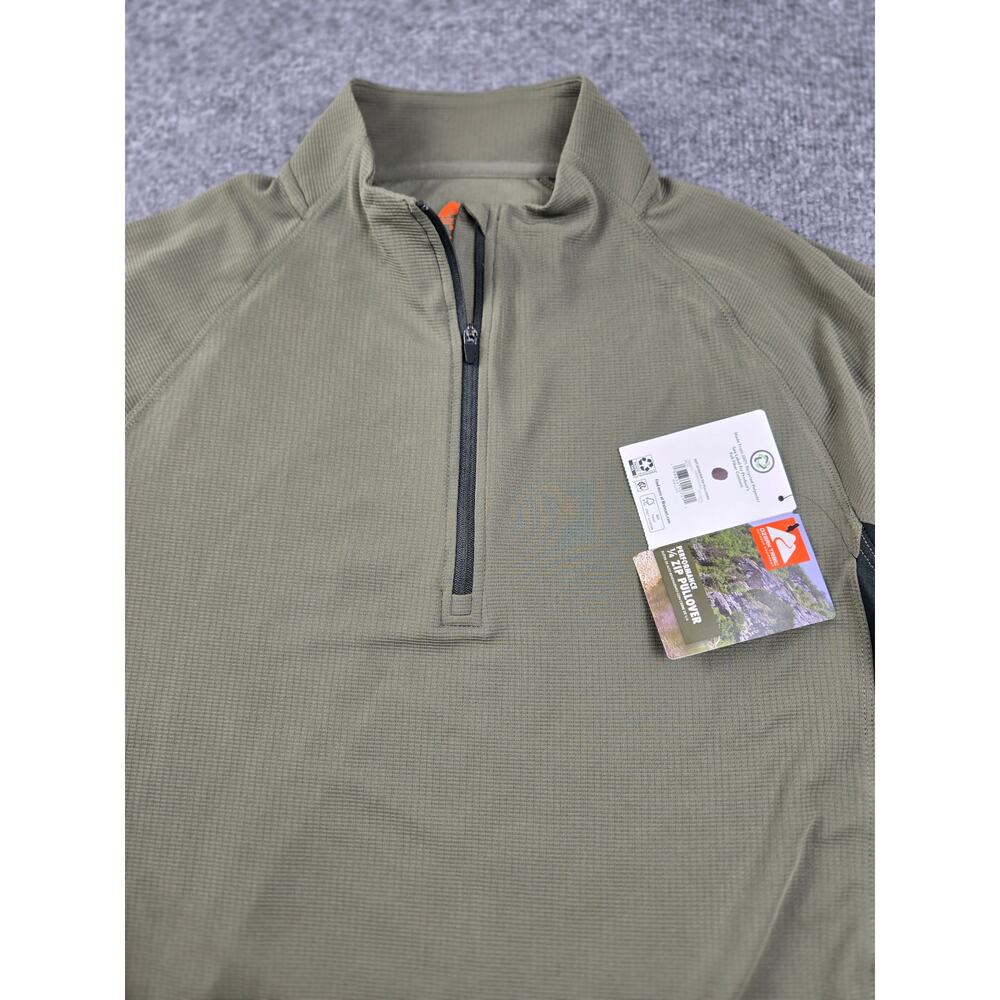 Ozark Trail Performance 1/4 Zip Pullover Olive Green